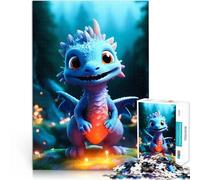 Baby dragon neon2000 Piece Jigsaws for teenagers Stress Reliever Staycation Kill time Artists Collection, Fine Art 70x100cm