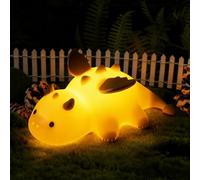 Baby Dragon Night Light, Cream Wyvern Night Light - Soft Silicone LED Magnetic Dimmable Lamp with 7 Colors, 30Min Timer, USB Rechargeable Portable Design for Nursery Decor, Gift for Xmas Kids Women