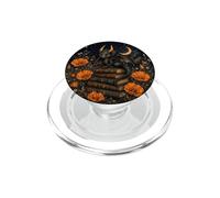 Baby Dragon Reading Books Moonlit Fantasy PopSockets PopGrip for MagSafe