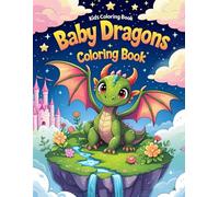 BABY DRAGONS COLORING BOOK: Enter a world of whimsy and wonder 40 baby dragon pages to colour and enjoy 8.5*11 in