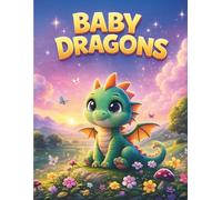 Baby Dragons Coloring Book for Kids: 43 Easy and Fun Fantasy Coloring Pages - Cute Dragons, Magical Creatures, Kawaii Designs, Ages 4 -10 (Nexora Baby Fantasy Series)