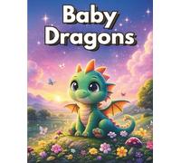 Baby Dragons Coloring Book for Kids: Cute Baby Dragons and Fantasy Scenes to Color for Relaxation, Learning and Fun (Baby LetterMadness fantasy)