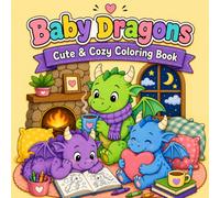 Baby Dragons: Cute & Cozy Coloring Book