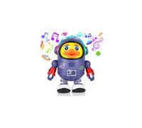 Baby Duck Toy Musical Interactive Toy Electric with Lights and Sounds Dancing Robot Space Elements