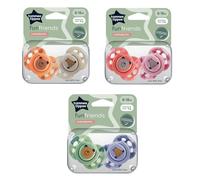 Baby Dummy Soothers Dummies Cool Animals Assorted 2-Pack 6-18m