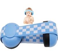 Baby Ear Defender for Babies and Toddlers up to 36 Months, Noise Reduction Earmuffs, Comfortable Infant Headphones for Improves Sleep, Baby Travel Essentials for Airplane/Sleep (Blue)