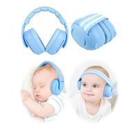 Baby Ear Defenders for Babies and Toddlers up to 36 Months - CE & UKCA Certified - 2-in-1 Infant Noise Reduction Earmuffs - Comfortable Baby Headphones Against Hearing Damage & Improves Sleep