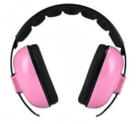 Baby Ear Defenders Protection Headphones Adjustable Comfortable Noise Reduction Ear Muffs for Age 3 to 36 Months, Soundproof Baby Headphones for Airplane Sleeping Firework Concert Cinema (Pink)