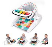 Baby Einstein 4-in-1 Kickin' Tunes Learn-to-Sit Music & Language Floor Seat, with 2 Positions and Detachable Kick Piano, Ages 4 Months and Up