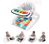 Baby Einstein 4-in-1 Kickin' Tunes Learn-to-Sit Music & Language Floor Seat, with 2 Positions and Detachable Kick Piano, Ages 4 Months and Up