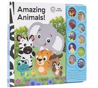 Baby Einstein - Amazing Animals 10-Button Sound Book - PI Kids (Listen and Learn Board Book)