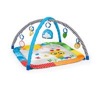 Baby Einstein Cal’s Curiosity Center Foldaway Play Gym, Educational Activity Gym, with Music & 5 Multisensory Toys; Ages 0 Months and up
