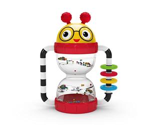 Baby Einstein Cal’s Sensory Shake-up Developmental Activity Rattle Toy, BPA Free, for Infants Ages 3 Months and up