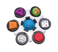 Baby Einstein Curiosity Clutch Fidget Sensory Toy and Pop It Rattle, BPA Free Infant Teether, Age 3 Months+