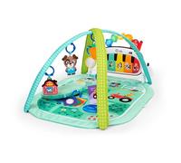 Baby Einstein Farm Explorers 4-in-1 Kickin’ Tunes Musical Meadow Music & Language Discovery Gym, Play Mat with Kick Piano, Ages 0 Months and Up