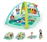 Baby Einstein Farm Explorers 4-in-1 Kickin’ Tunes Musical Meadow Music & Language Discovery Gym, Play Mat with Kick Piano, Ages 0 Months and Up