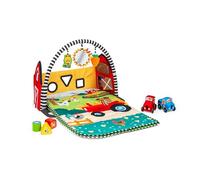 Baby Einstein Farm Explorers Busy Barnyard 4-in-1 Musical Activity Gym, with Shape Sorter, Ages 0 Months to 4+ Years
