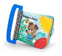 Baby Einstein Farm Explorers Shapes at the Farm Teether Book, Multisensory, Ages Newborn and Up