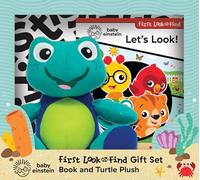 Baby Einstein - First Look and Find Activity Book and Turtle Plush Toy - PI Kids