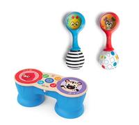 Baby Einstein First Tunes Drum & Shakers Musical Gift Set, with Maracas and Toy Drum, Ages 6 Months and Up