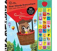 Baby Einstein - First Words Everywhere! Point, Match, Listen, and Learn! 30-Button Animal Sound Book - PI Kids
