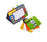 Baby Einstein Flip For Art High Contrast Floor Activity Mirror with Take Along Cards, Tummy Time Play, Newborn+