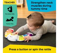 Baby Einstein, Glow & Discover Light Bar Musical Activity Station, Baby Sound Toy to Stimulate Sense, 3 Modes, Tummy Time Toy, Age 3 months+