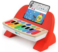 Baby Einstein Hape Cal's First Melodies Magic Touch Piano, Wooden Musical Toy with 3 Sheets, 6 Melodies, 6+ Months, 1 Count (Pack of 1)