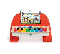 Baby Einstein Hape Cal's First Melodies Magic Touch Piano, Wooden Musical Toy with 3 Sheets, 6 Melodies, 6+ Months, 1 Count (Pack of 1)
