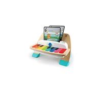Baby Einstein Hape Magic Touch Piano Wooden Musical Toy Instruments for Toddlers, 2 Play Modes, 6 Songs, Volume Control, Age 6 Months +