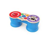 Baby Einstein, Hape, Upbeat Tunes Magic Touch Drum , Wooden Musical Toy Instruments for Toddlers, Cause and Effect, 2 Play Modes, Sound Effects, Ages 6 Months +