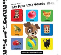 Baby Einstein Lift A Flap My First 100 Words Novelty Board Book