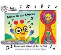 Baby Einstein: Move to the Music! Book and 3-Song Musical Rattle Set