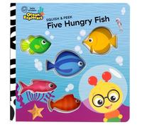 Baby Einstein Ocean Explorers: Five Hungry Fish Squish & P n Interactive and Sensory Book for Children - PI Kids (Touch & Feel)