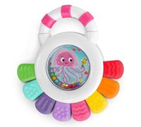 Baby Einstein Ocean Explorers Sensational Janet Sensory Rattle & Teether, Ages 0+ Months, Pink Jellyfish