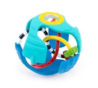 Baby Einstein Rattle & Sense Sensory Ball, with Bead Chasers, Ages 3 Months and Up