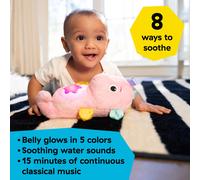 Baby Einstein Sea Dreams Seahorse Plush Soother Toy with Music and Lig