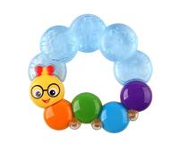Baby Einstein, Teether-pillar Rattle and Chill Teething Aid Toy, Soothing relief, Multisensory Stimulation, Massages Sore Gums, Easy to Hold, Water filled, Ages 3 months +