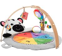 Baby Einstein Zen's Activity Milestones Plush Gym with Wooden Bar, for Infant t