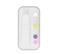 Baby Electric Nail Buffer Trimmer File Clipper Portable Safe Quick Polish Tool for Newborn Toddler Children Women Pet Manicure Kit with 6 Polish Heads Storage Box