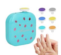 Baby Electric Nail File, Rechargeable Baby Nail Trimmer Electric, Precision Two-Speed Tool with 6 Grinding Pads for Manicure Fingernails All Ages Adults Boys Girls