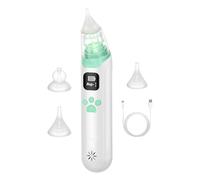 Baby Electric Nasal Vacuum Cleaner Anti-Reflux Nasal Cleaner with 3 Silicone | Resting Music and Suction for Blocked Nose | for All Little Children Babies