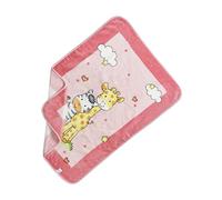 Baby Elegance Jungle Buddies Spanish Blanket (80 x 110 cm, Pink)