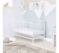 Baby Elegance Kim Cot - White Baby Elegance White