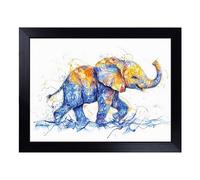 Baby Elephant Vol.1 | Lap Tray with Padded Cushion, Portable Surface with Bean Bag Base, Perfect Surface for Working, Crafting, TV Eating and Laptop Use