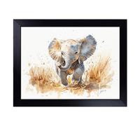 Baby Elephant Vol.2 | Lap Tray with Padded Cushion, Portable Surface with Bean Bag Base, Perfect Surface for Working, Crafting, TV Eating and Laptop Use