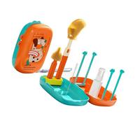 Baby Essential Baby Bottle Brush Set Bottle Cleaner Cleaner Tool with Brush Straw Nipple Silicone