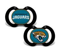 Baby Fanatic 2 Piece Pacifier Set, Jacksonville Jaguars
