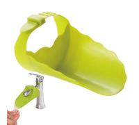 Baby Faucet Extender - Hand Washing Water Nozzle Extender | Water Tap Extender for Toddle | Kids Tap Extender for -The-Go Hand Washing (Green)