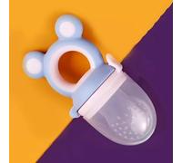 Baby Feeding Cartoon Design BPA Free Baby Fresh Fruit Feeder, Chewable Pacifier (Style C)